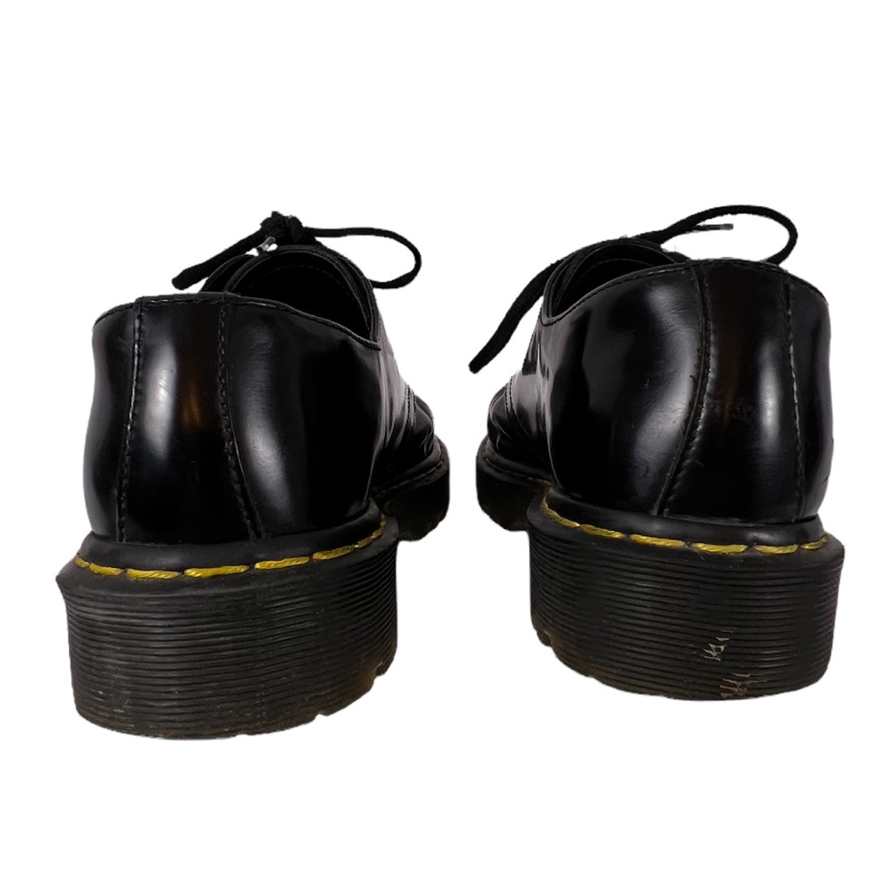 DR MARTENS VINTAGE WOMENS/MENS OXFORDS BLACK SIZE 8 WOMENS MENS 7 - Picture 3 of 6